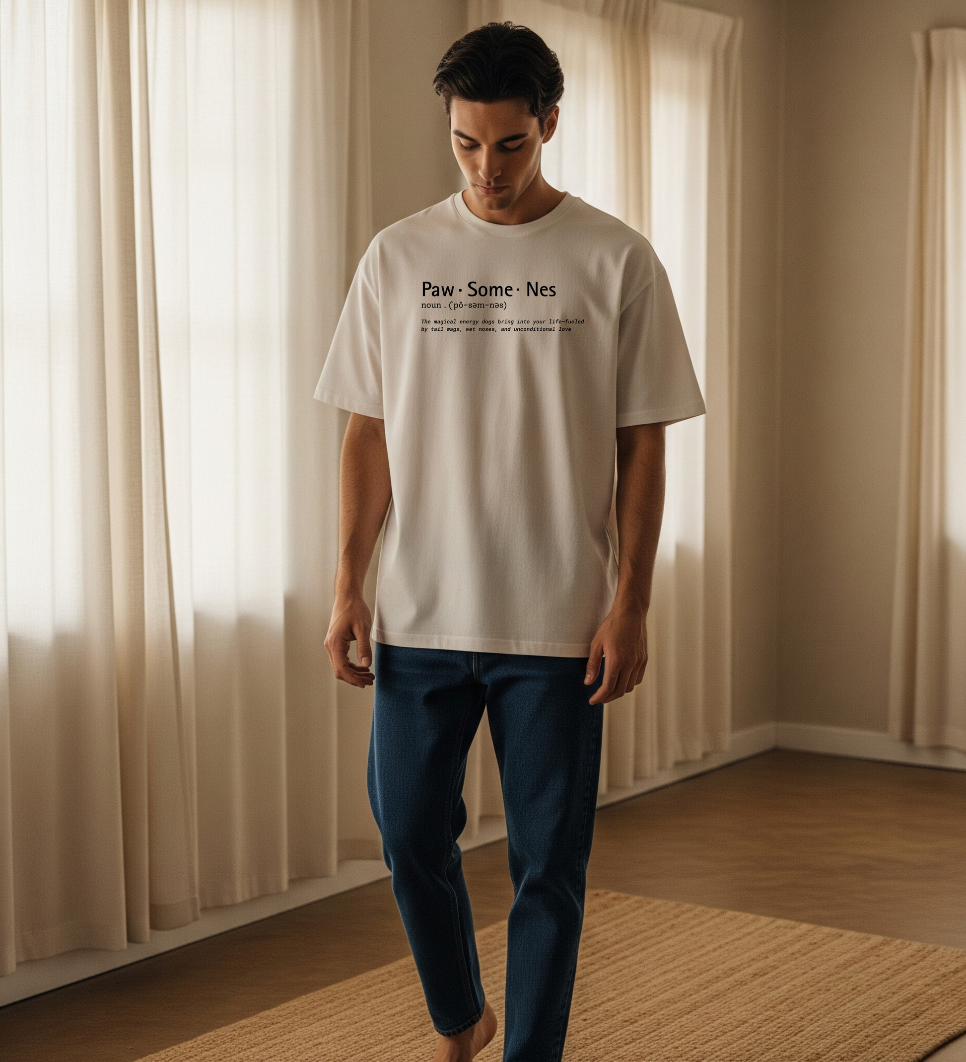 Paw.Some.Nes | Oversized Classic T-Shirt