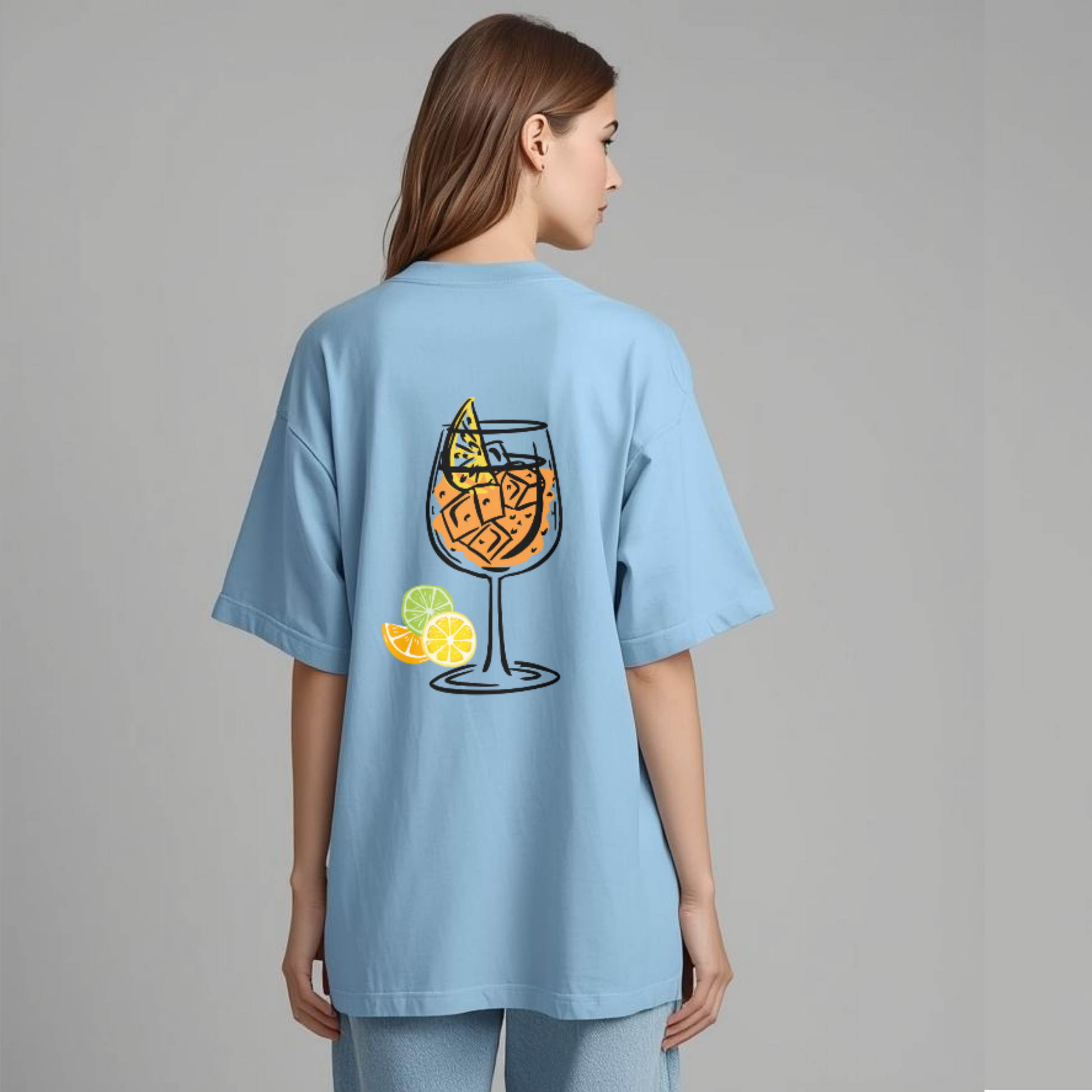 Sippin Pretty | Women's Oversized T-Shirt