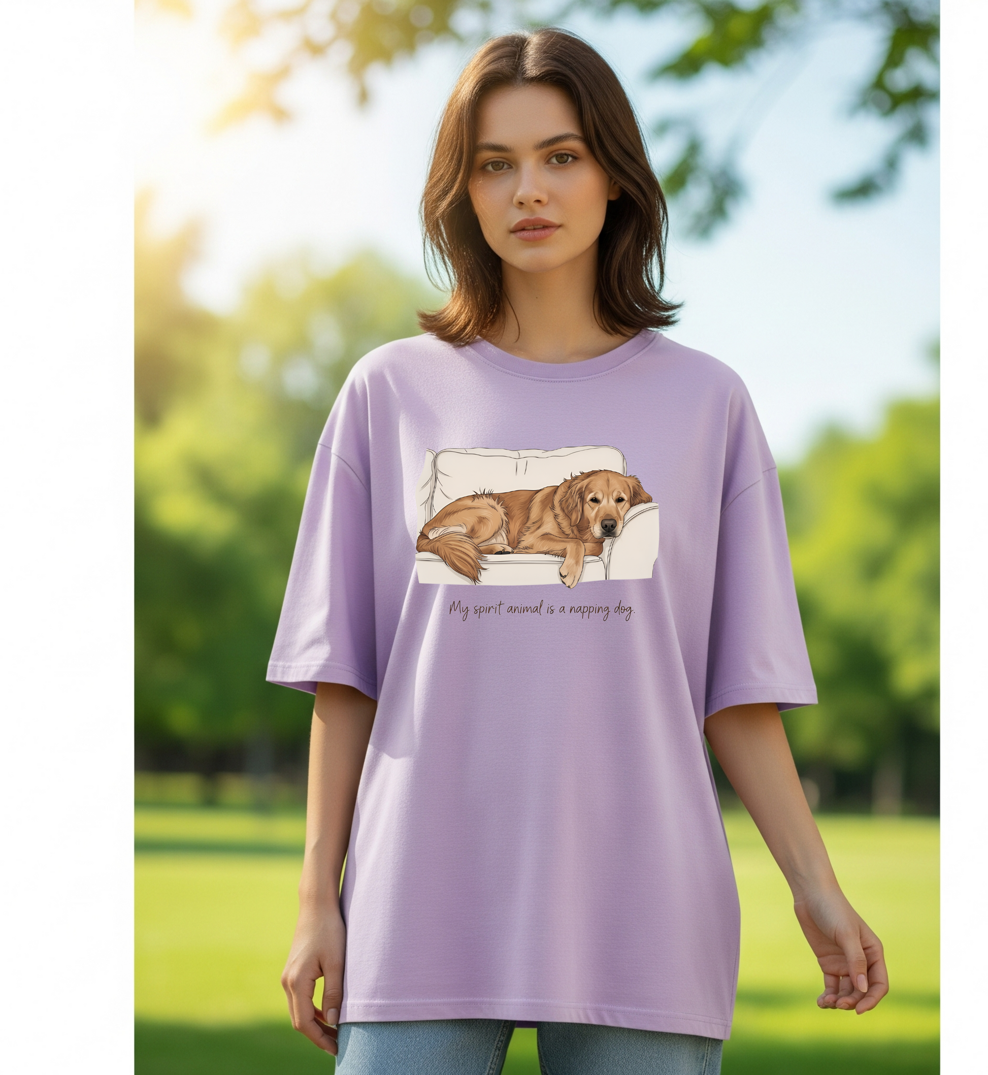 Animal Spirit | Women Terry Oversized Tee