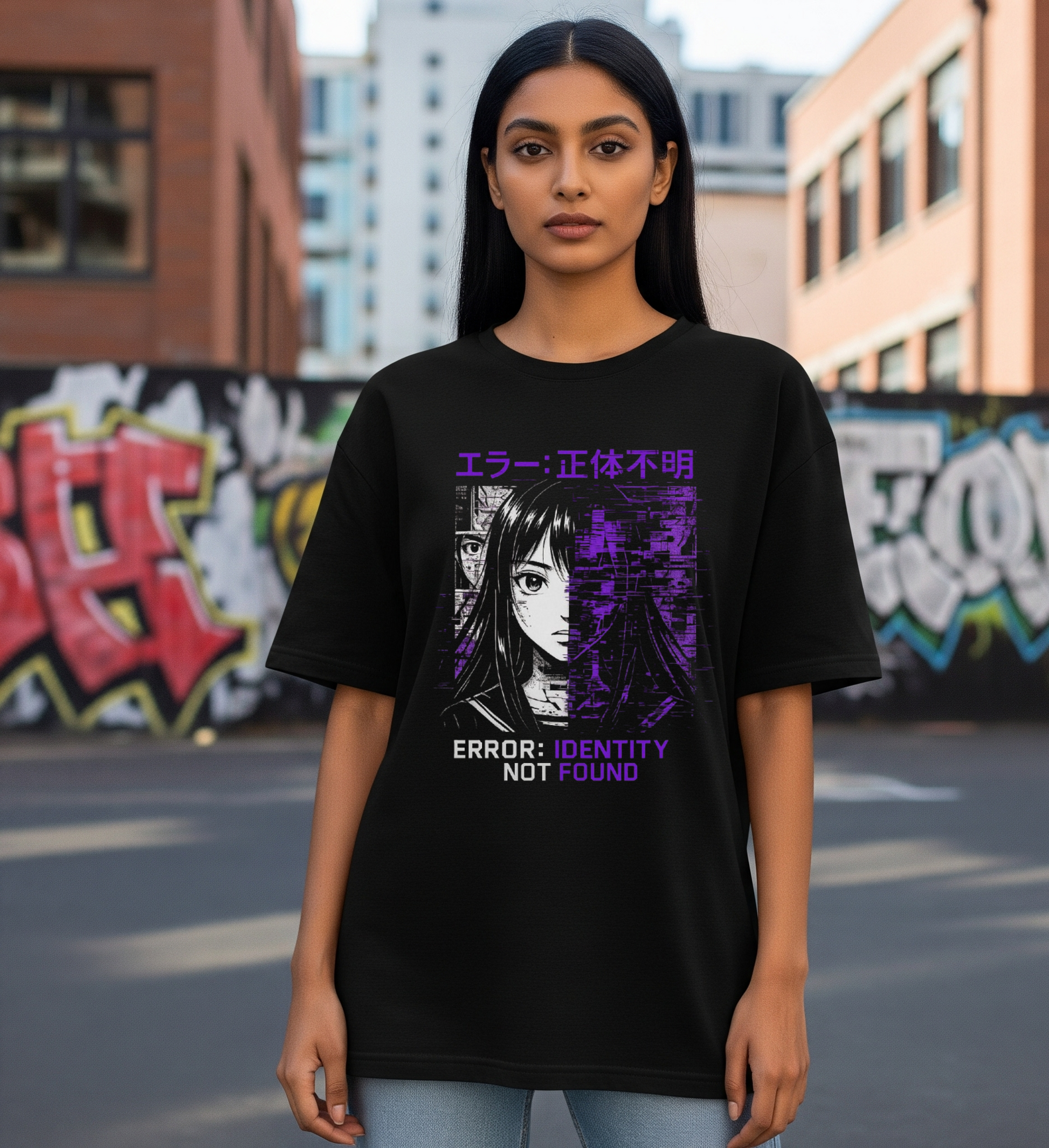 Glitched | Women's Oversized T-Shirt