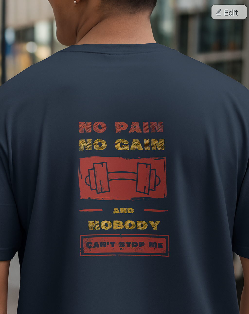 NO Pain No Gain | Mens Printed T-Shirt