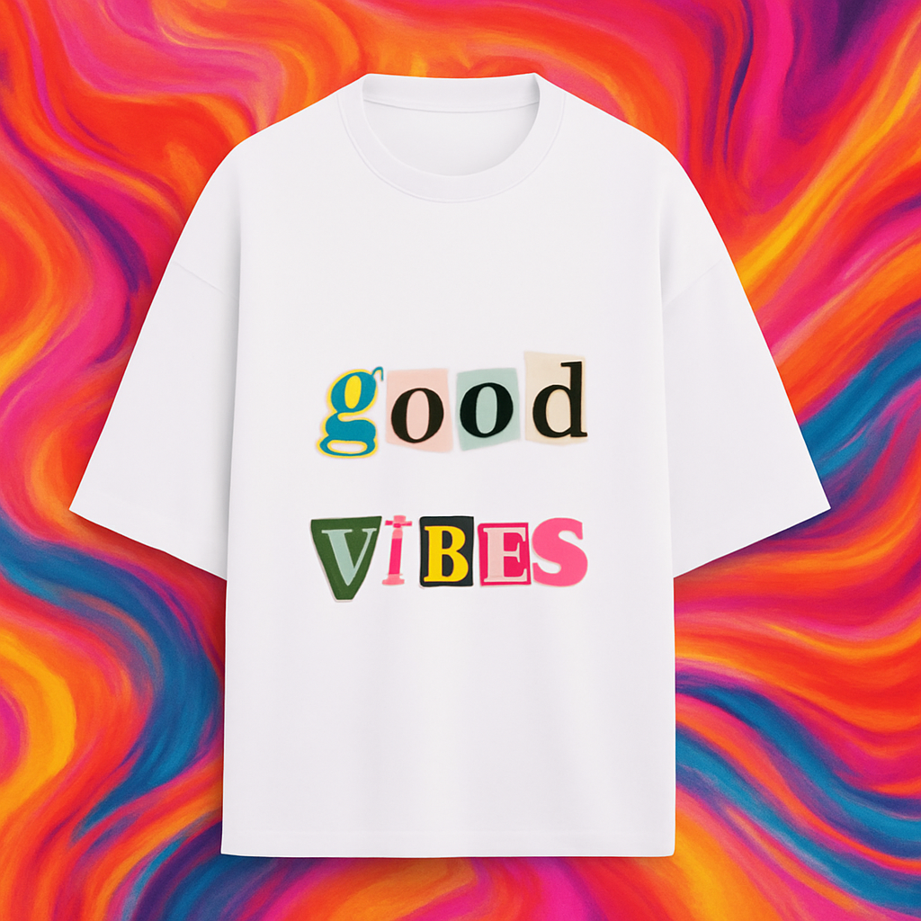 Good Vibes | Oversized Tee