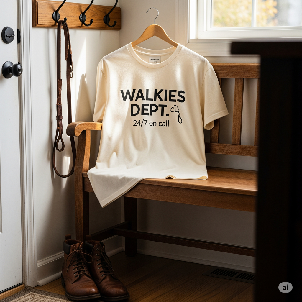 Walkies Dept. | Mens Oversized printed T-Shirt