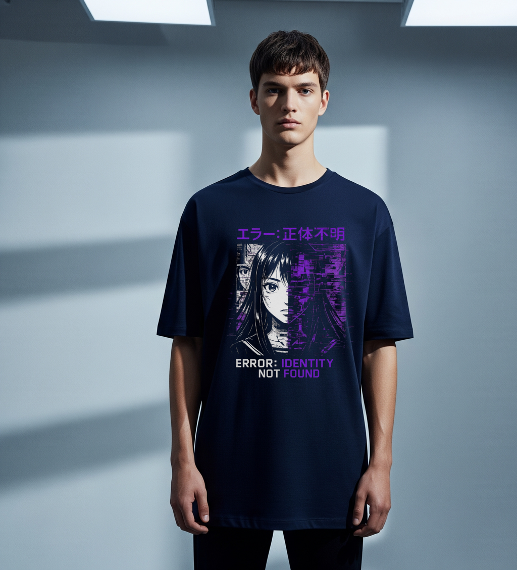Glitched | Men's Oversized T-Shirt